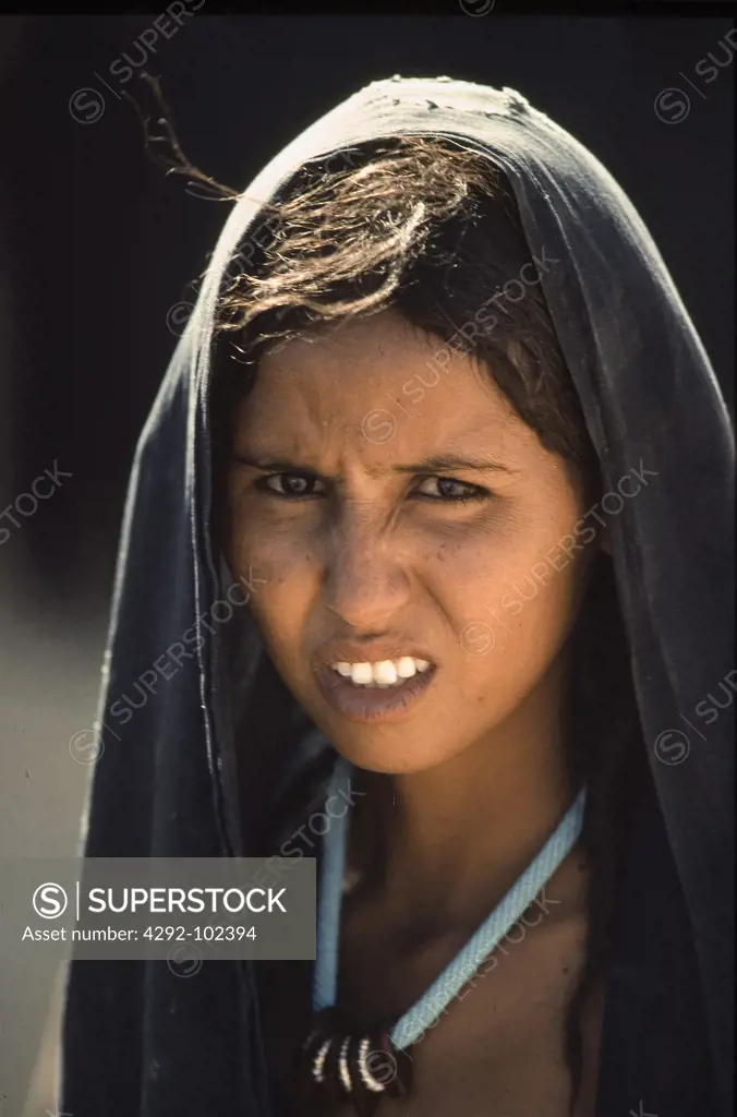 Africa, Mali, young Tuareg woman