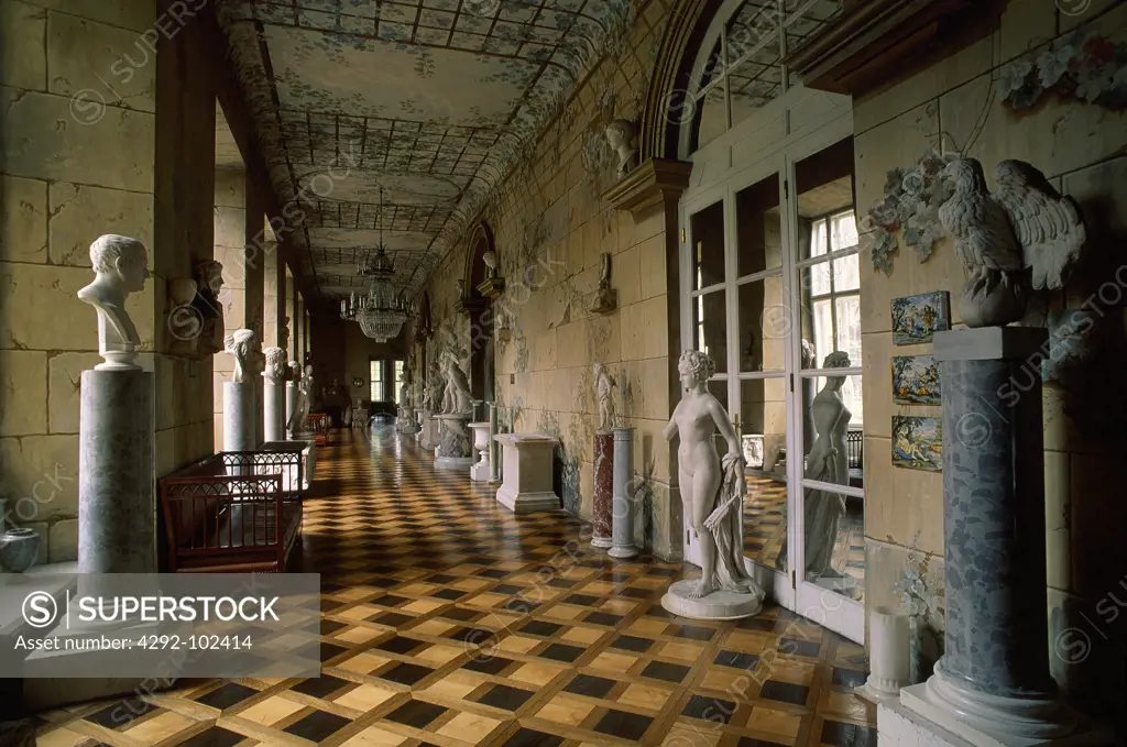 Poland, Lancut, interior of the castle