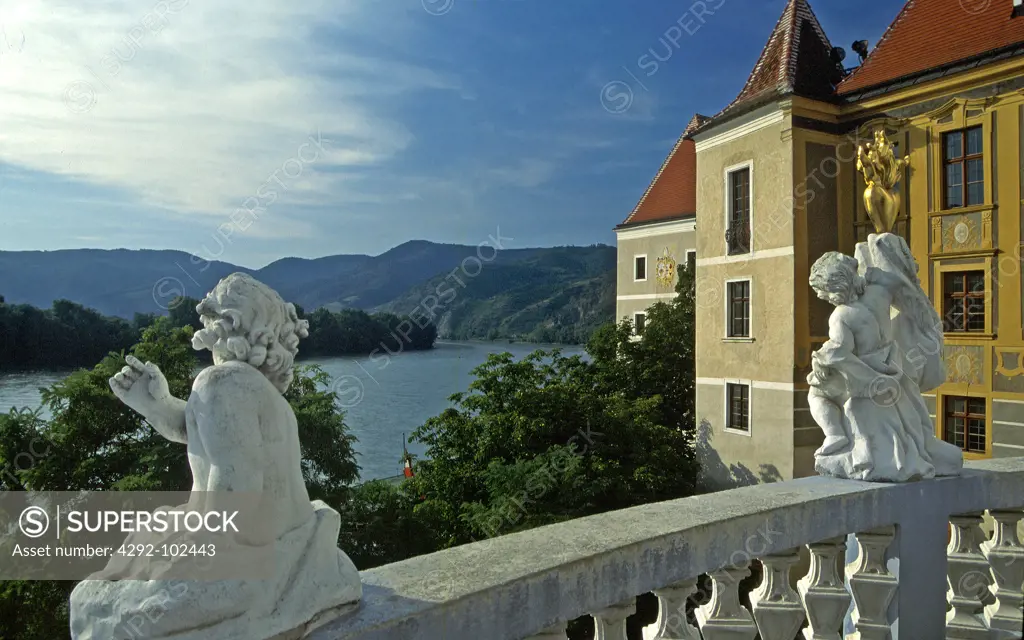Austria, Durnstein, Abbey, Danube river