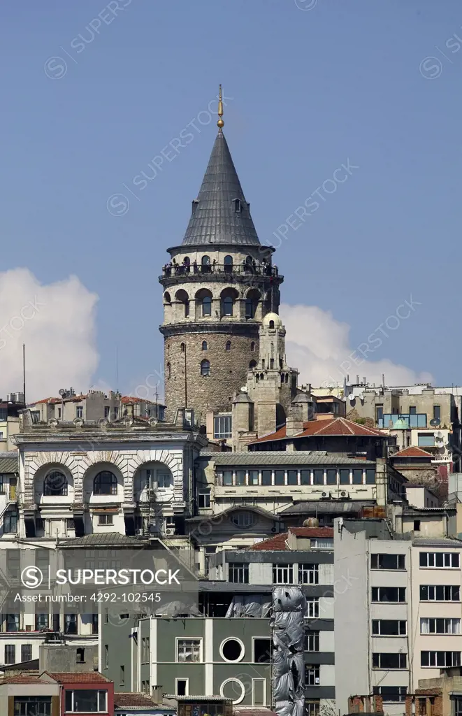 Turkey, Istanbul, the Galata tower