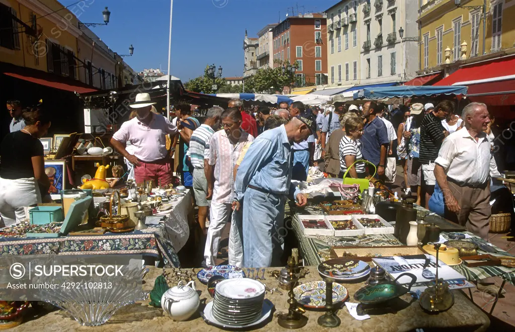 France, Nice, the flea market