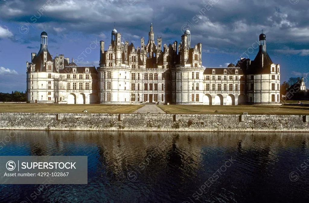 France, Centre, Loire Valley, Chambord castle