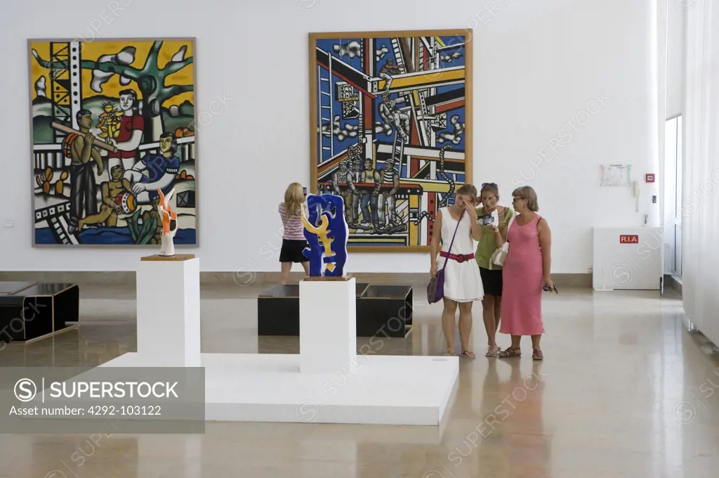 France, Provence, Biot, the Fernand Leger museum