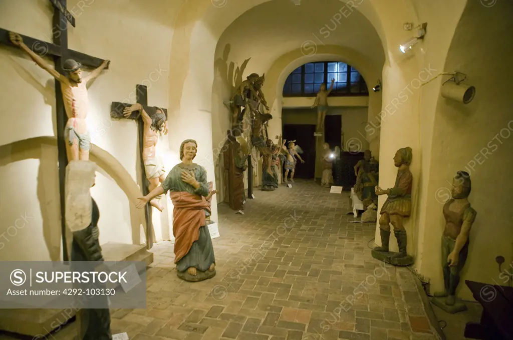 France, French Riviera, Vence, cathedral interiors