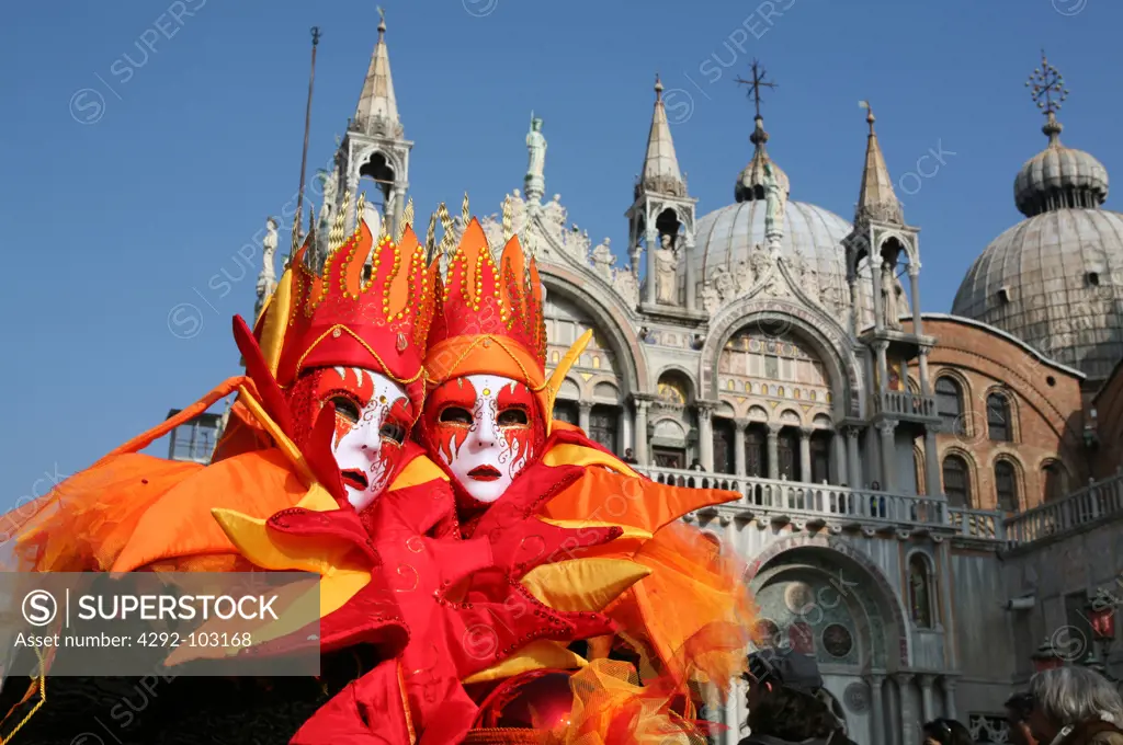 Italy, Veneto, Venice, carnival