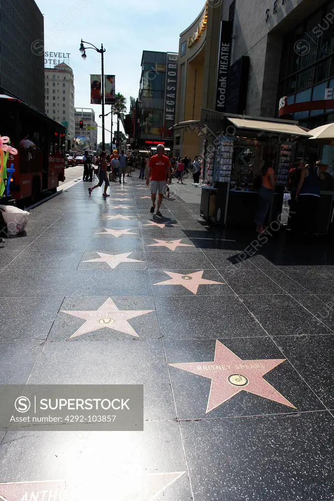 Hollywood Walk of Fame, Los Angeles, California, USA