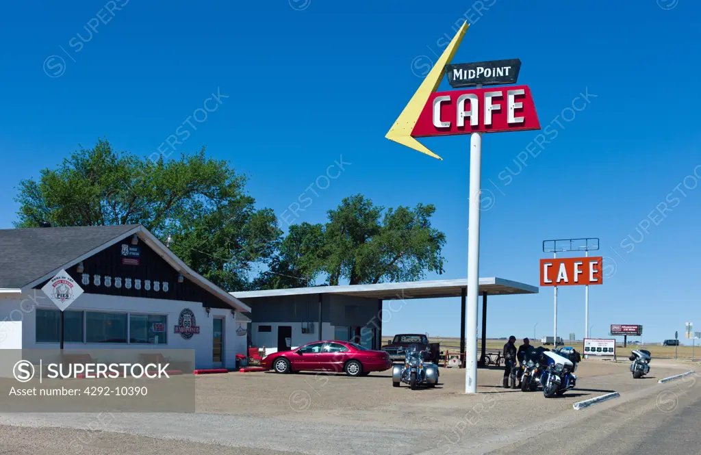 USA, Texas, Adrian, the Mid Point cafe on Route 66