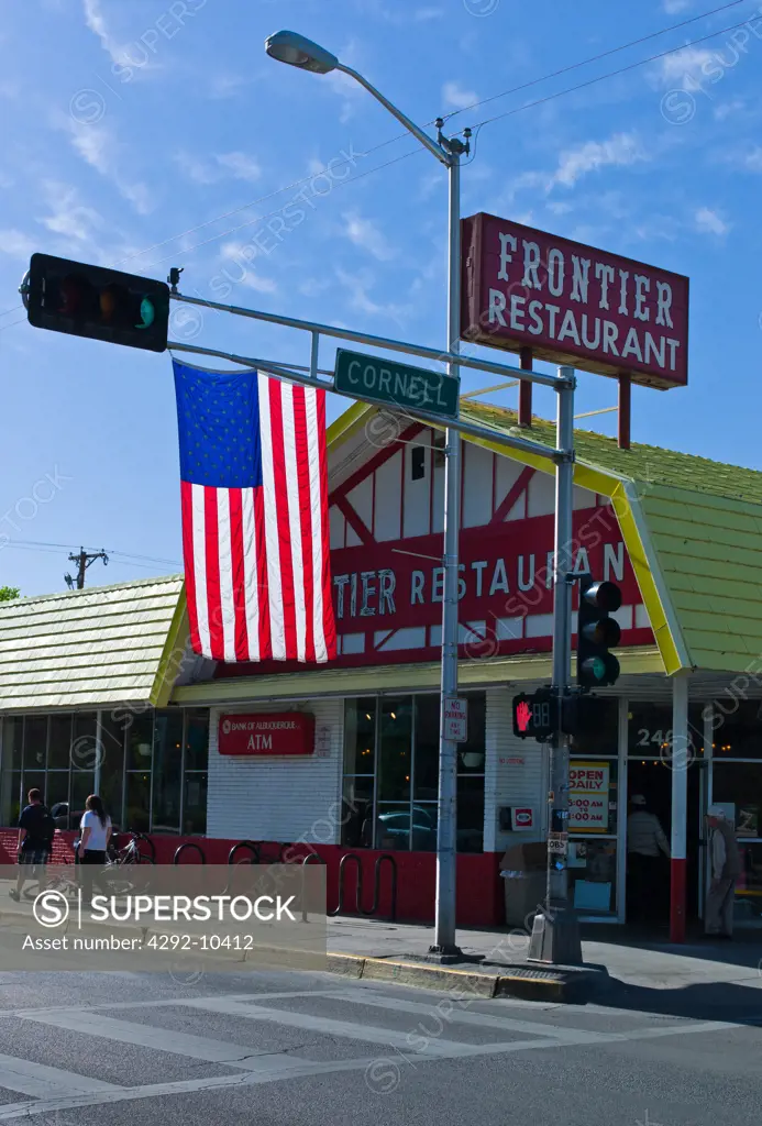 USA, New Mexico, Albuquerque, restaurant and cafe on Route 66