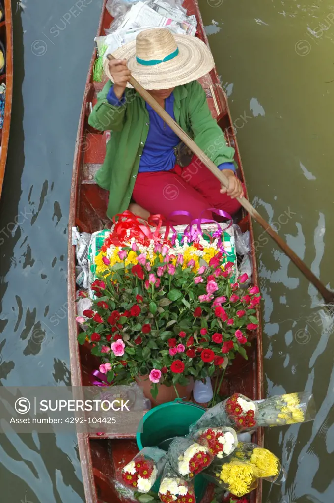 Thailand, Damnoen Saduak, floating market