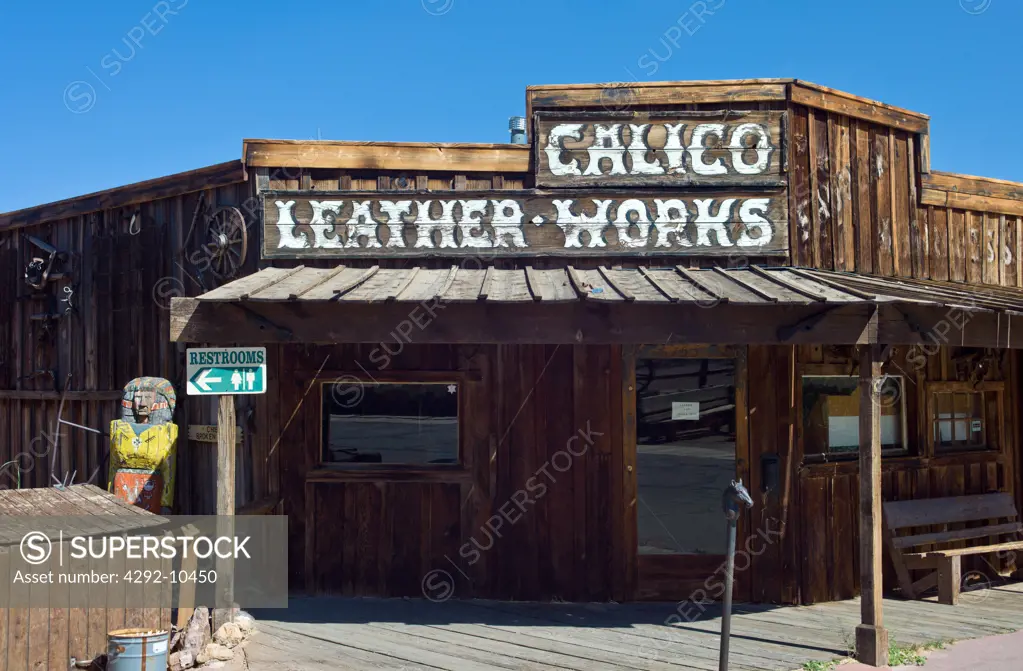 USA, California, Calico, old mine town