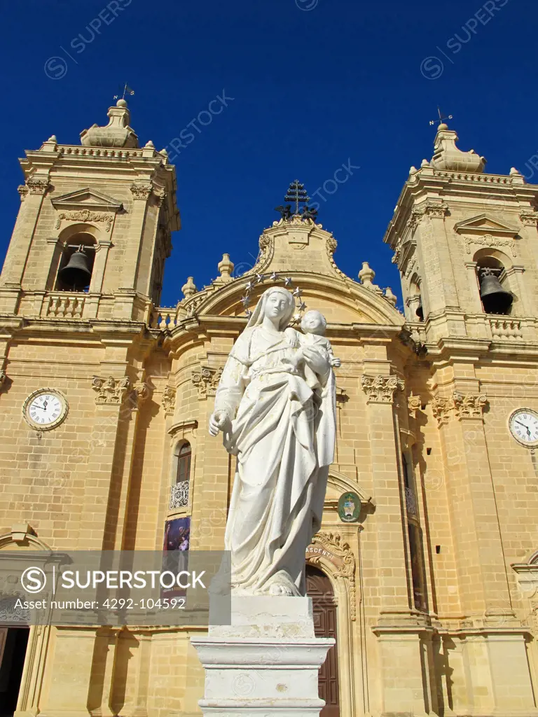 Malta, Gozo, Xaghra church
