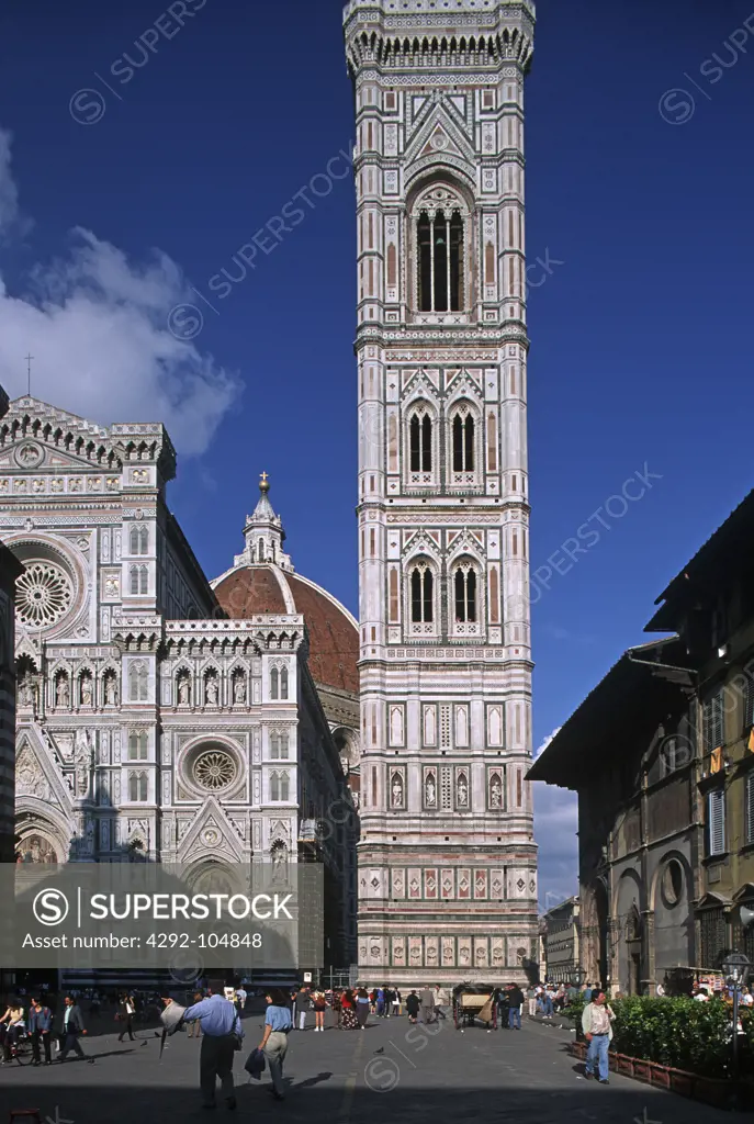 Italy, Florence. The Duomo, Piazza del Duomo