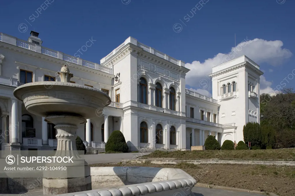 Ukraine, Crimea, Yalta-Lidavia, Lidavia palace