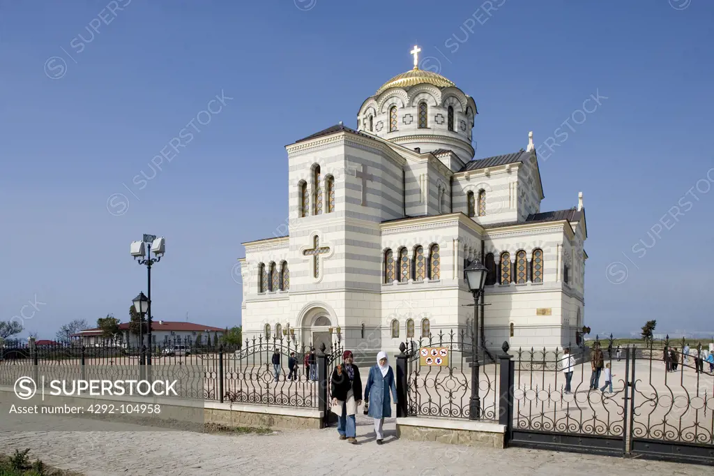 Ukraine, Crimea, Sevastopol. St.Vladimir cathedral (1861-1892)