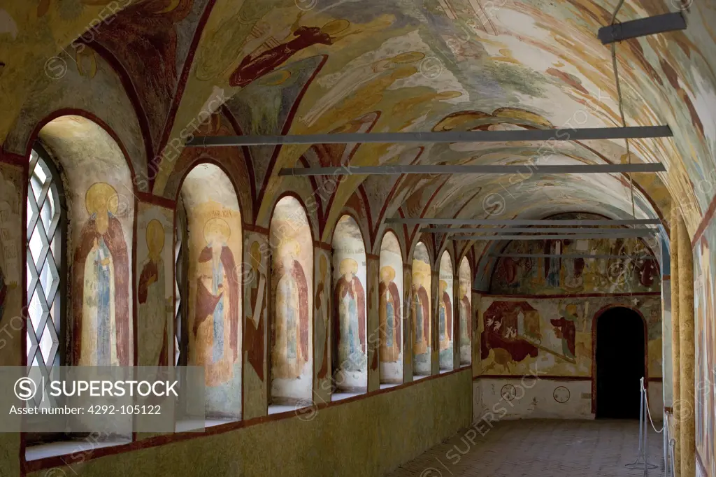 Russia, Rostov, the Kremlin interior fresco's