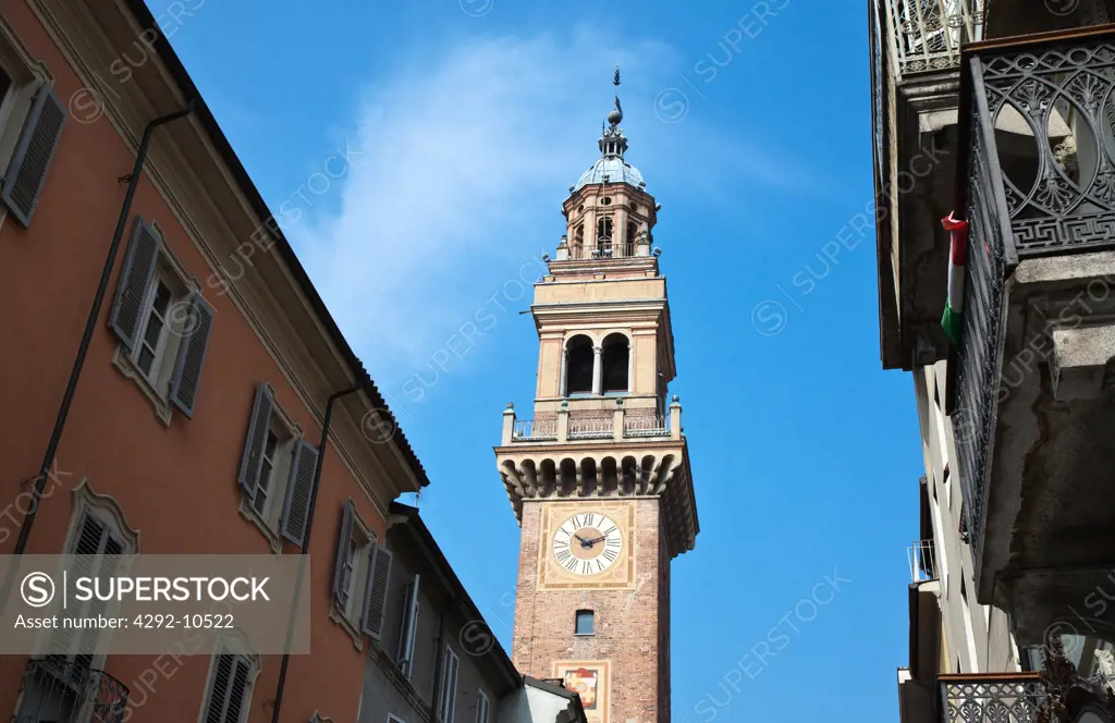 Italy,Piedmont, Casale Monferrato,the Civic Tower