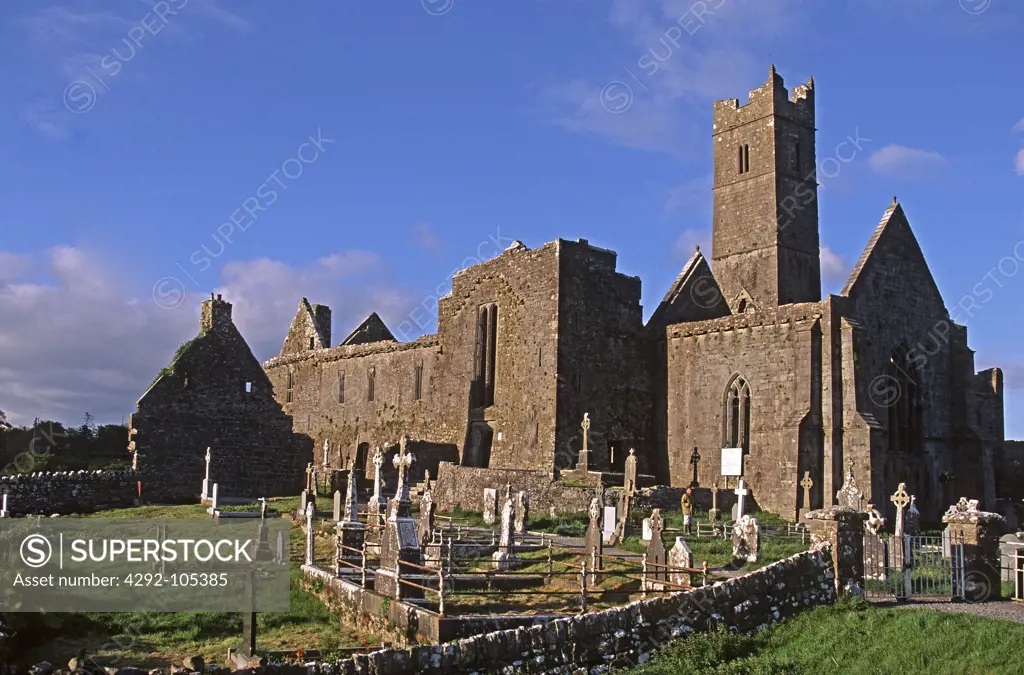 Ireland, Clare,Quin Abbey