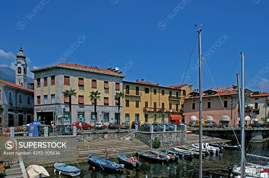 Italy, Lombardy, Como Lake, Menaggio, the harbour