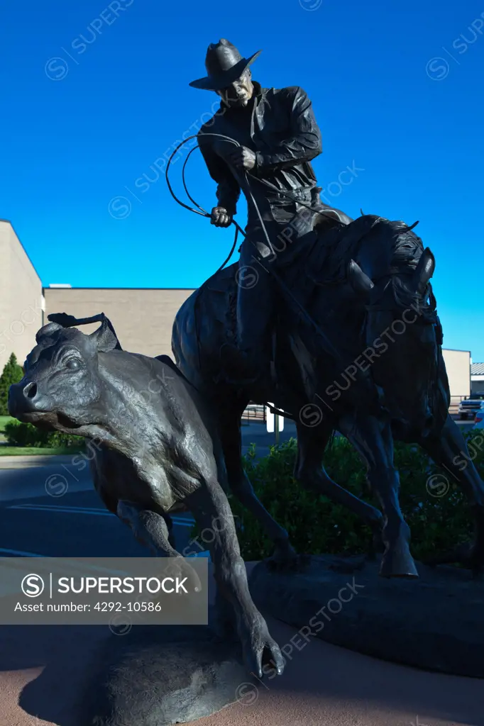 USA, Texas, Amarillo, the American Quarter Horse Association on Route 66