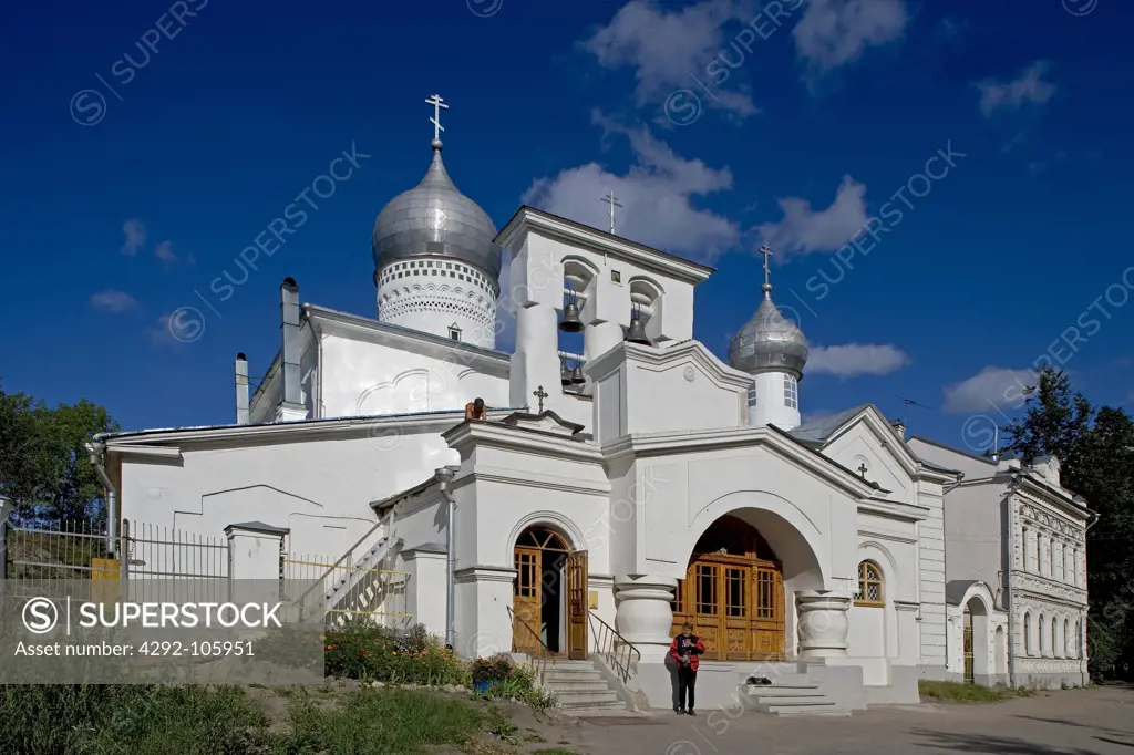 Russia, Pskov, church of Saint Varlaam of Khutyn, built 1495