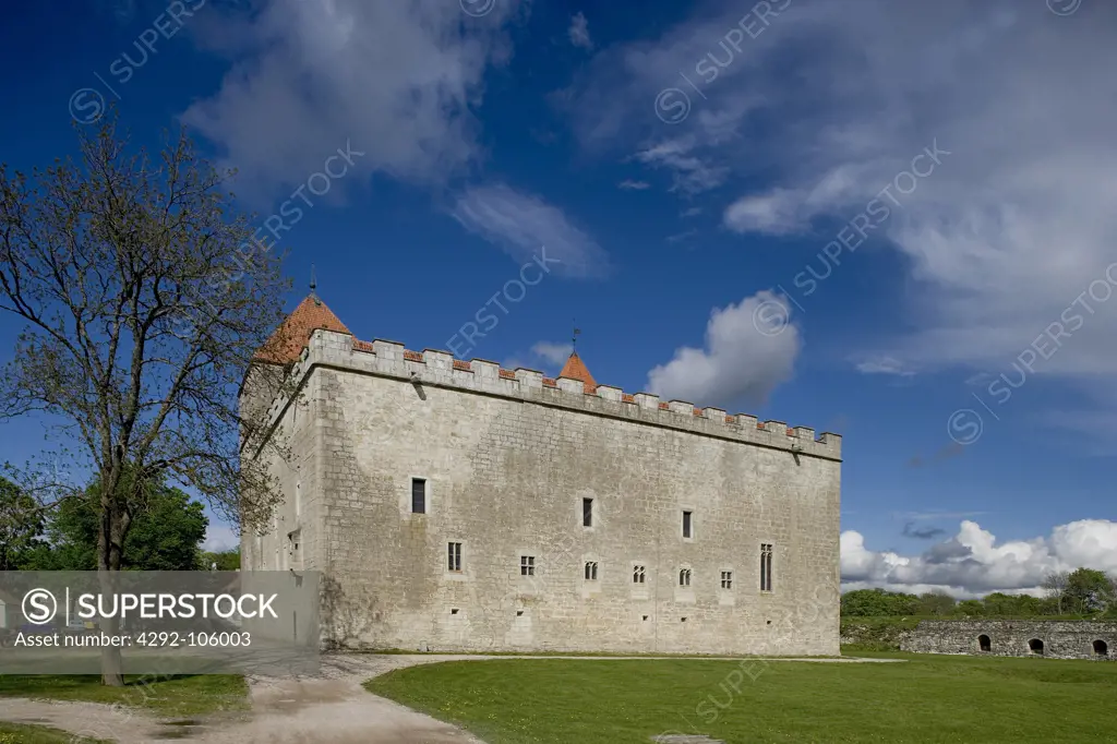 Estonia,Saaremaa Island,Kuressaare,castle