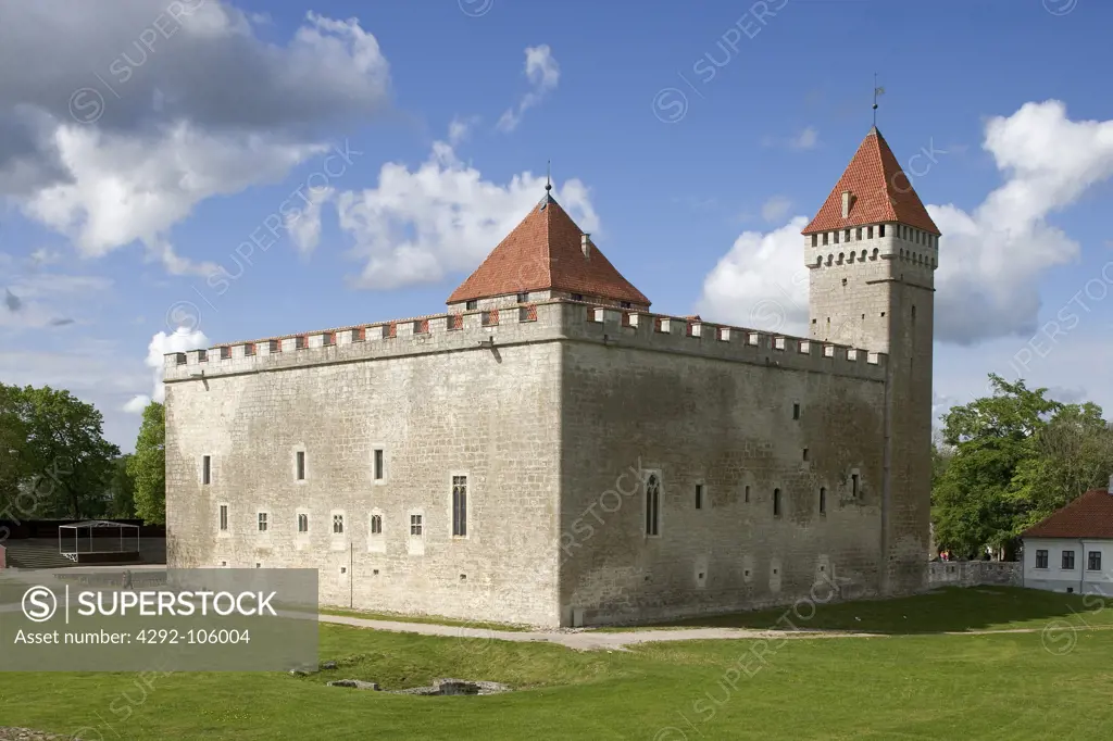 Estonia, Saaremaa Island, Kuressaare, castle