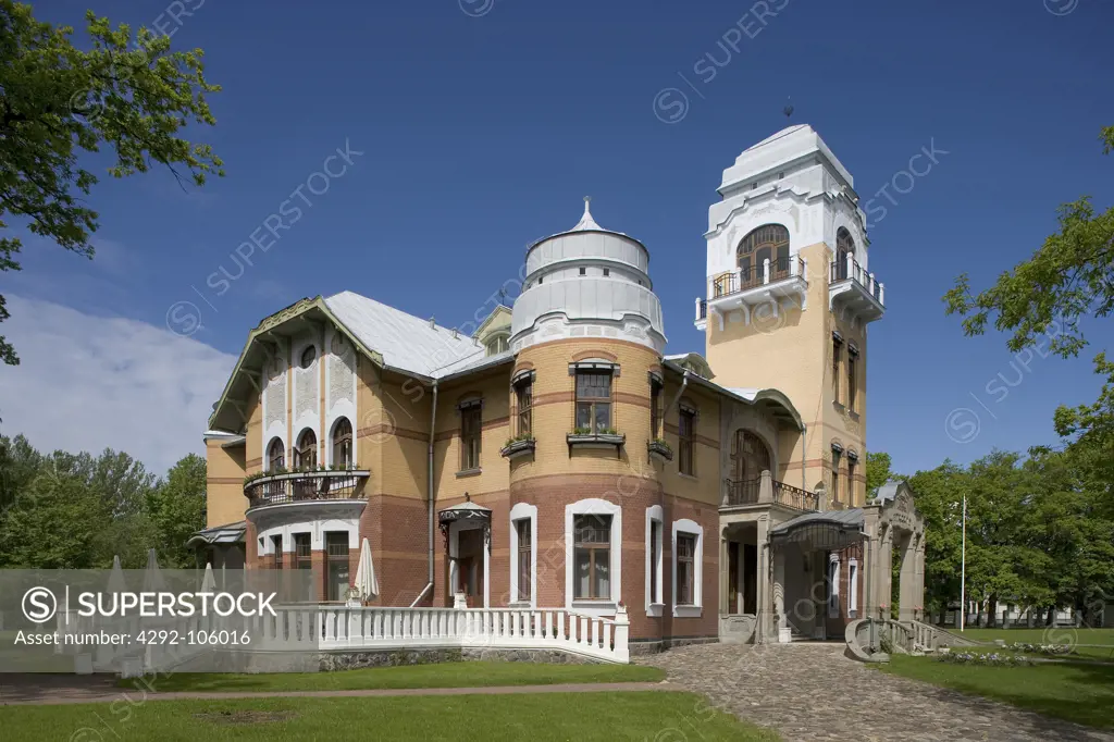 Estonia, Parnu, Ammende Villa (Jugendstil)