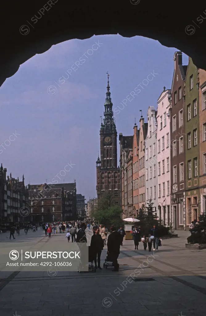 Poland, Gdansk, the old town center