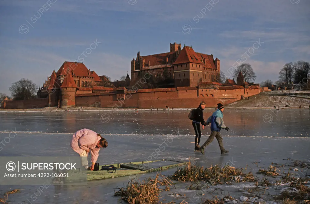 Poland, Malbork, The Castle (Marienburg)