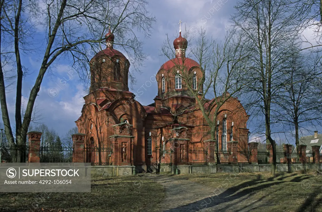 Poland,Bialowieza,Orthodox Church under the invocation of St. Nicolas,built in 1889-93