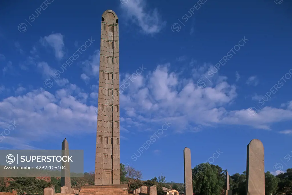 Ethiopia, Axum, the obelisk