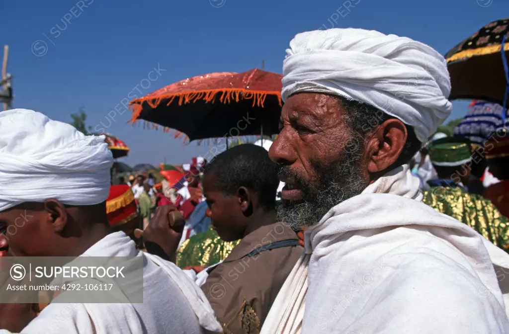Ethiopia, Lalibela, Timkal Epiphany holiday procession