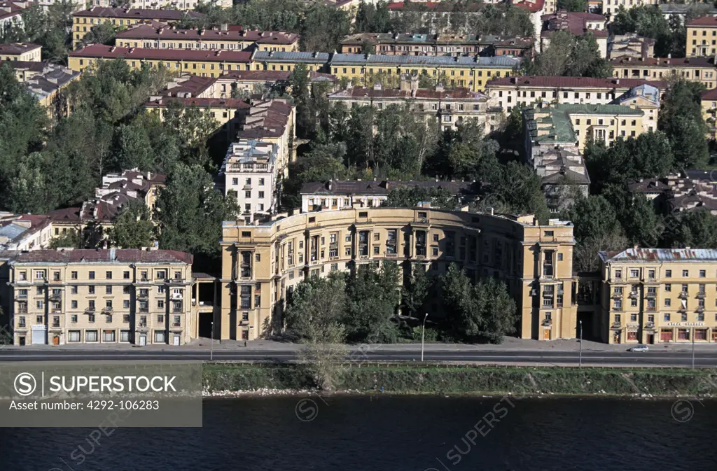 Russia, St. Petersburg, aerial view