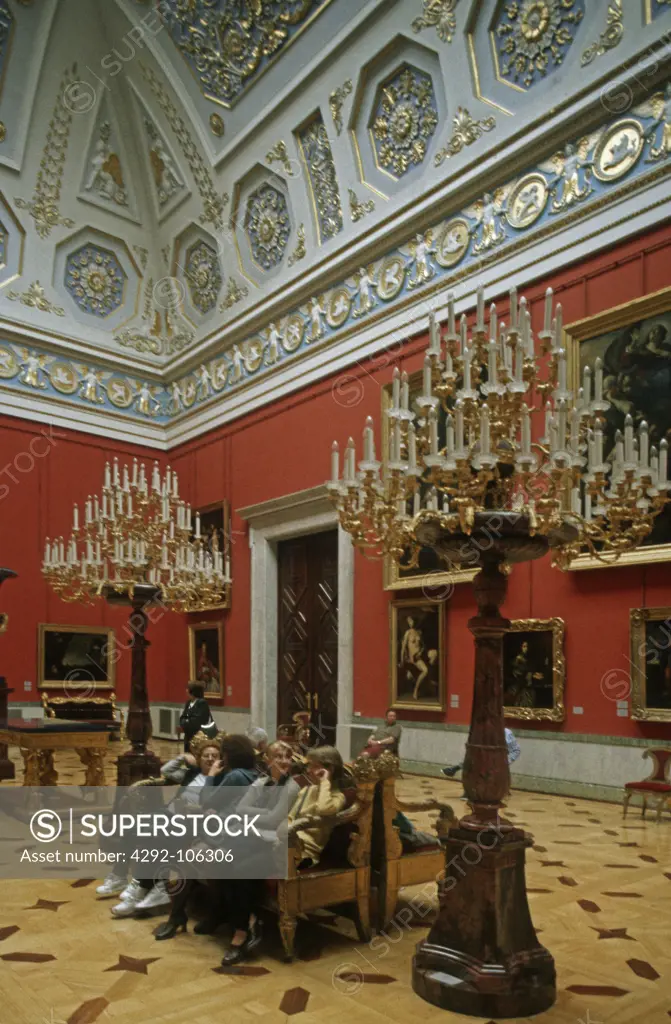 Russia, St.Petersburg, The Hermitage, winter palace interiors