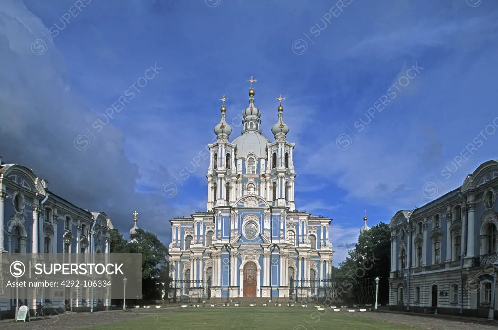Russia - St Petersburg - Smolny Monastery