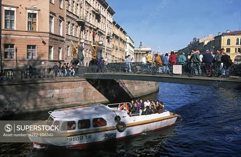 Russia, St. Petersburg, Gribojedov canal