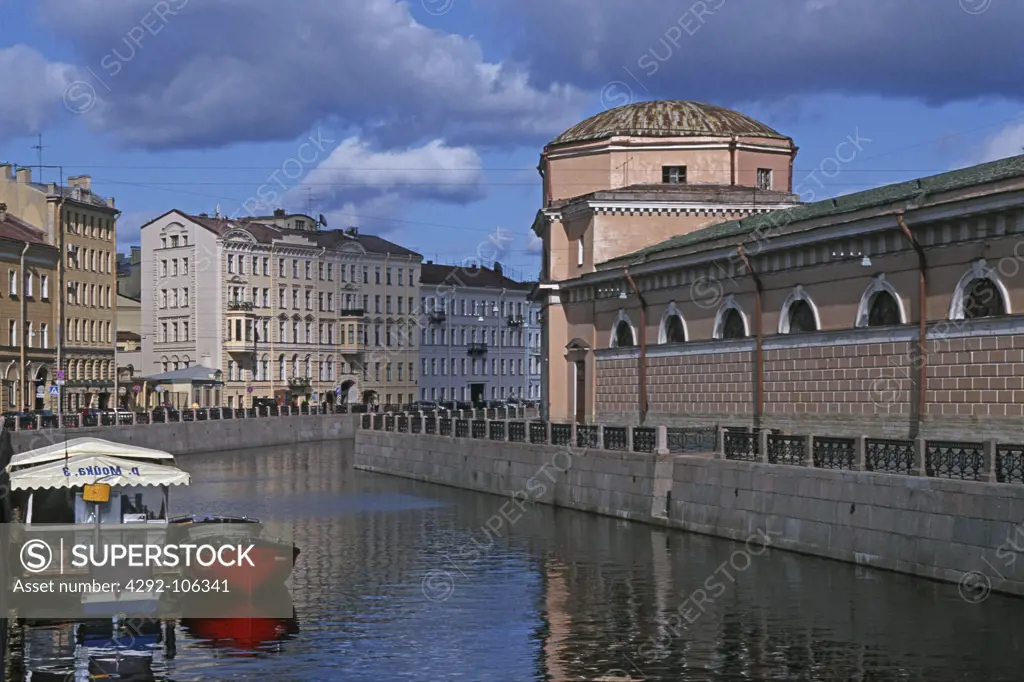 Russia, St. Petersburg, Gribojedov canal