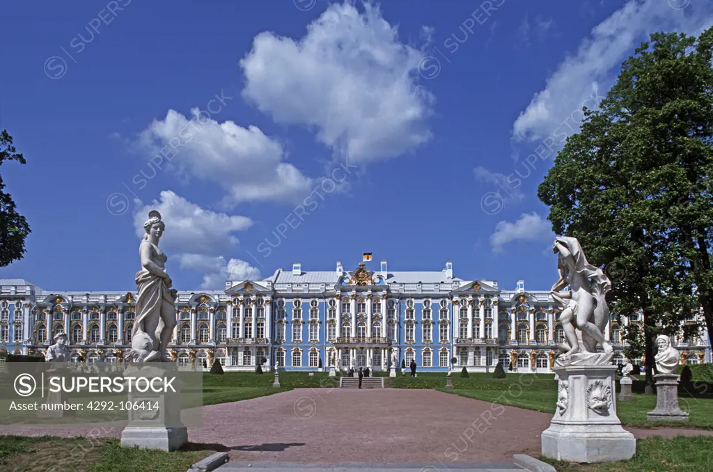 Russia St. Petersburg, Puschkin, Catherine palace