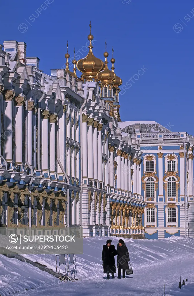 Russia St. Petersburg, Puschkin, Catherine palace