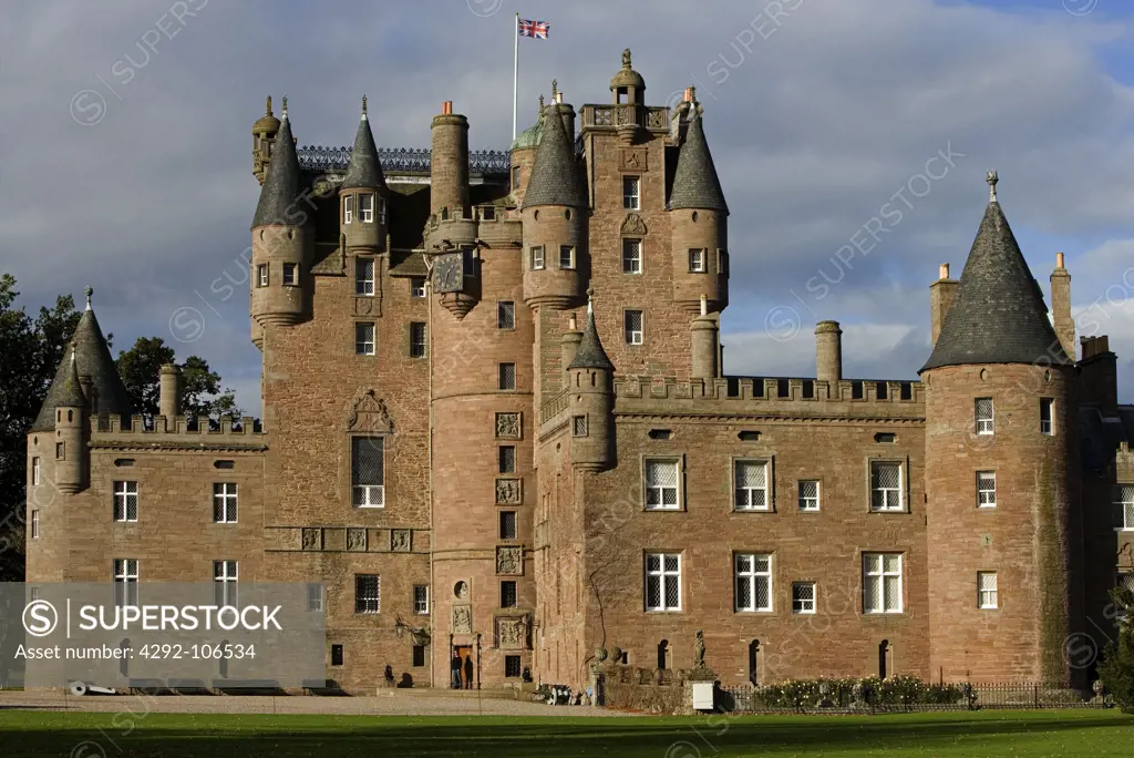 United Kingdom, Scotland, Angus, Glamis castle