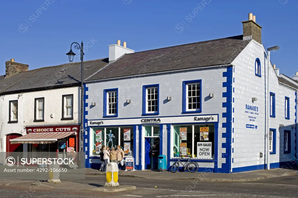 Northern Ireland, Antrim County, Bushmills, the main street