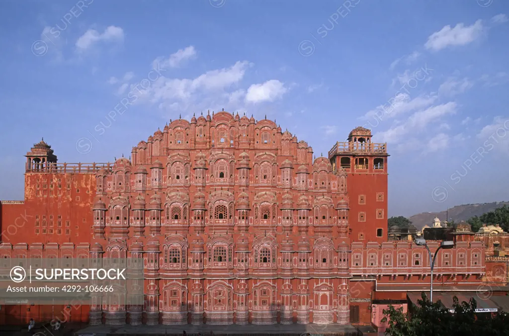 India, Rajasthan, Jaipur. Hawa Mahal Palace