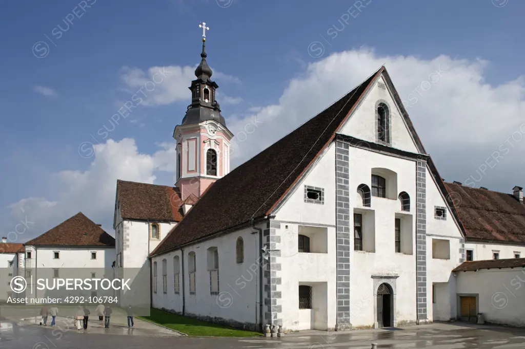 Slovenia, Stiski ( Sticna) Monastery, Established in Cistercian Monastery, Abbey Church.