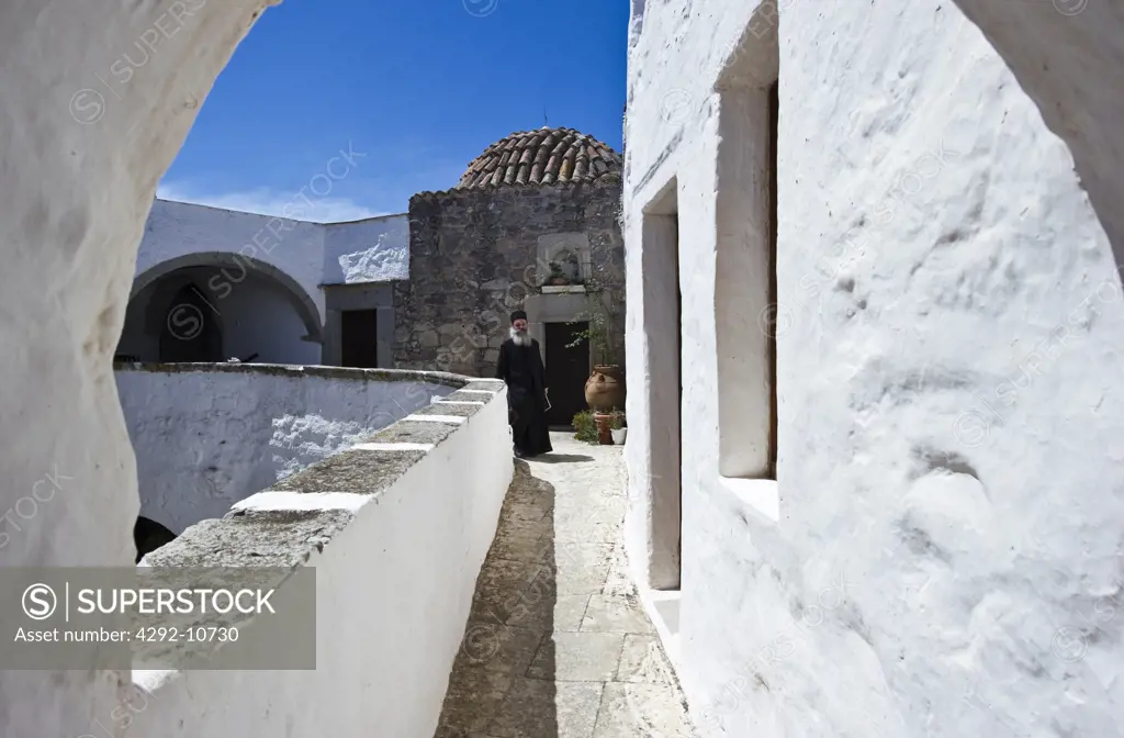 Greece, Patmos, monastery of Aghios Ioannis Thedhogos