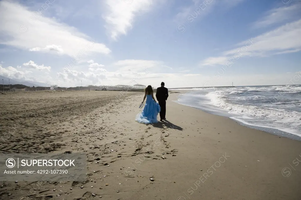 Wedding day on the beach
