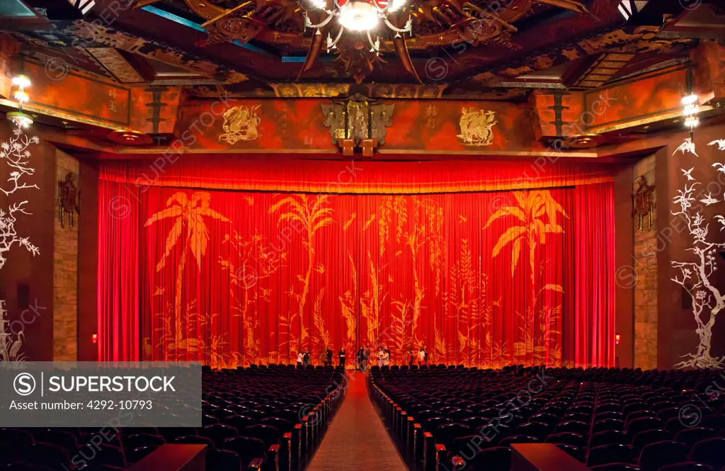 USA, California, Los Angeles, Hollywood, Grauman's Chinese Theater, the interior