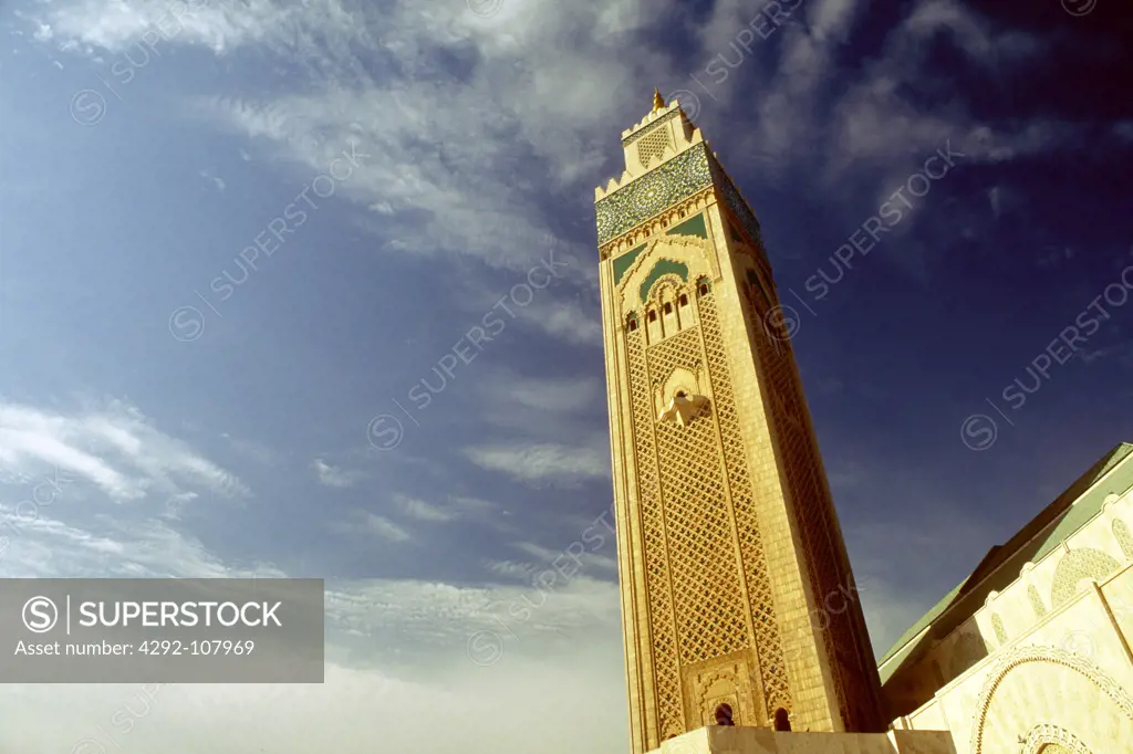 Morocco, Casablanca, Hassan II mosque