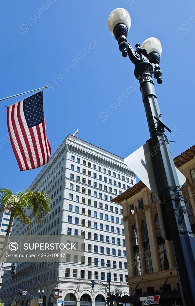 USA, California, San Diego, the Gas Lamp quarter