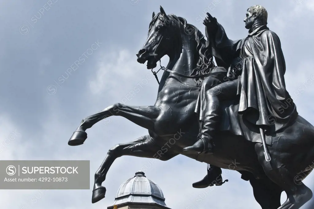 United Kingdom, Scotland, Edinburgh, Duke of Wellington Statue