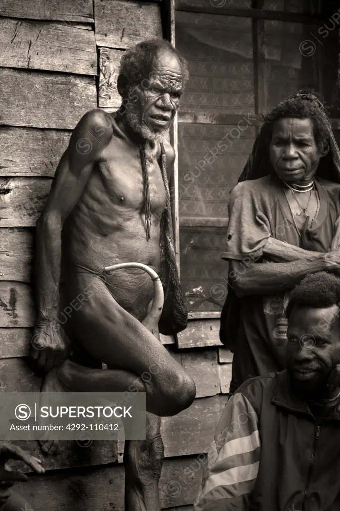 Indonesia, Irian Jaya, Baliem Valley, Dani tribe people